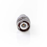 Nedis BNC-Adapter| BNC-Stecker| Cinch Buchse| Vernickelt| 50 Ohm| Gerade| Metall|