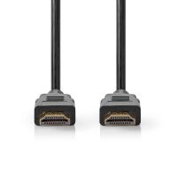 Nedis Ultra High Speed ​​HDMI ™ -Kabel / HDMI™ Stecker / HDMI™ Stecker / 8K@60Hz / 48 Gbps / 1.00 m / Rund / 6.0 mm / Schwarz / Box