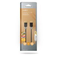 Nedis Displayport-Kabel| DisplayPort Stecker|| 8Ka60Hz| Vergoldet - Cable - Digital/Display/Video