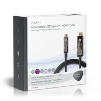 Nedis optische USB-Kabel aktiv| USB Type-C| HDMI Stecker| 18 Gbps| 20.0 m| rund| - Cable - Digital