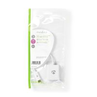 Nedis USB-C™ Adapter / USB 3.2 Gen 1 / USB-C™ Stecker / VGA Buchse / 1080p / 5 Gbps / 0.20 m / Rund / Vernickelt / PVC / Weiss / Plastikbeutel