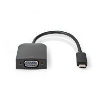 Nedis USB-Adapter| USB 3.2 Gen 1| USB-Typ-C Stecker| VGA Buchse| 5 Gbps| 0.20 m|