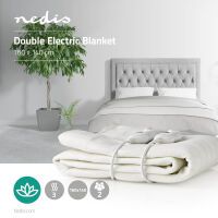 Nedis Elektrische Bettdecke| Unterdecke| 2 Personen| 160 x 140 cm| 3