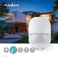 Nedis Bewegungsmelder / Innen- und Aussenbereich / 3-Wire / Typ F (CEE 7/7) / 180 ° / 5 - 300 W / 300 W / 1200 W / 3 - 2000 Lux / Sensortechnik: PIR / Sensor Reichweite: 0.0 - 12.0 m