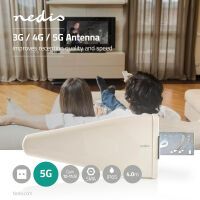 Nedis 5G 4G 3G Antenne| GSM| Innen- und Aussenbereich| 698-5000 MHz
