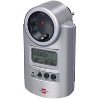 Brennenstuhl BN-PM231 - Electronic - Plug-in - Power current,Power efficiency,Power factor,Power frequency,Power output,Voltage - Gray - kWh - LCD