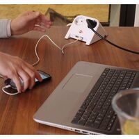 Brennenstuhl 1153520222 - 1.8 m - 2 AC outlet(s) - Indoor - White - White - 1 pc(s)