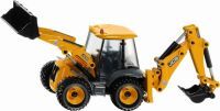 Siku 3558 - Black,Yellow - Excavator model - Metal,Plastic - 1:50 - JCB 4CX Backhoe loader - 180 mm