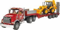 Bruder MACK Granite Low loader and JCB 4CX - Multicolor - ABS synthetics - 3 yr(s) - 1:16 - 185 mm - 935 mm