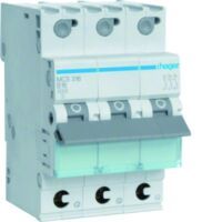 Hager LS-SCHALTER 3P  16A-C 6KA 3PLE (MCS316 QUICK CONNECT)
