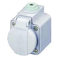 Mennekes Aufbausteckdose Schuko 10081 16A2P+E 230V
