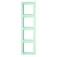 Berker Rahmen 4fach Q.3 polarweiss samt 10146099