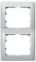 Legrand RAHMEN 2-FACH SOFT ALU VERT. (771306 GALEA)