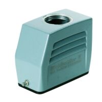 Weidmüller HDC 10A TOLU 1M20G - Gray - Stainless steel - IP65 - -40 - 125 °C
