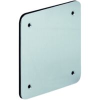 Kaiser Elektro Abschluss-Feuchtraumdeckel Aluminium130 x 130 4 mm 9909.03