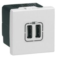 Legrand MSC USB-LADEMODUL 2-FACH WS (077594)