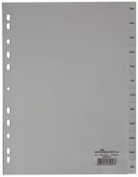 DURABLE Monatsregister Dez-Jan 12-teilig grau (650710)