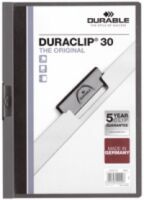 Durable 220057 - Conventional file folder - A4 - PVC - Anthracite - Gray - Matt - Portrait