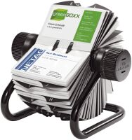 DURABLE Visifix Rollkartei f400 Karten Register A-Z schwarz (248101)