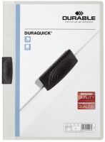 DURABLE Klemm-Mappe Duraquick 1-20 Blatt weiß (227002)