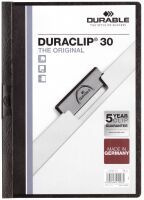 DURABLE Klemm-Mappe Duraclip Original 30 schwarz (220001)