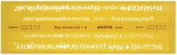 ARISTO Schriftschablone Duo Combi 3,5/5mm ISO3098-1/DIN6776 (70-AR5305)