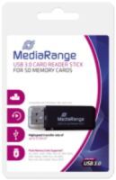 MediaRange USB 3.0 Speicherkartenleser-Stick, schwarz (MRCS507)