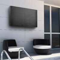 Nedis Outdoor-TV-Schirm-Abdeckung / Bildschirmgröße: 40 - 42 " / Supreme Quality Oxford / Schwarz
