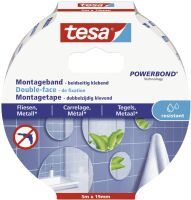 Tesa 77745-00000 - Mounting tape - White - 5 m - Indoor - Glass,Metal,Plastic - 19 mm
