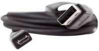 MediaRange Lade-und Datenkabel USB auf Micro-USB 1,2m  sw (MRCS138)