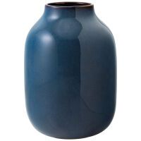 Villeroy & Boch Lave Home Vase Nek bleu uni groß