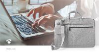 Nedis Notebook-Tasche / 17 - 18" / Das Tragen Gürtel / 8 Fächer / 30 mm / 320 mm / 460 mm / Polyester