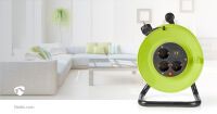 Nedis KABELTROMMEL 25M 3X1,5 3-FACH (PECCR25UFGN      USB)