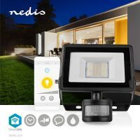 Nedis SmartLife-Flutlicht / Bewegungssensor / 1500 lm / WLAN / 20 W / Dimmbar weiss / 3000 - 6500 K / Aluminium / Android™ / IOS