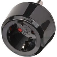 Brennenstuhl 1508460 - Universal - indoor - 250 V - Black - AC1-to-AC2 - 16 A