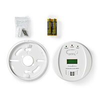 Nedis Kohlenmonoxid-Alarm| Batteriebetrieben| EN konform 50291| Mit Testtaste| 85