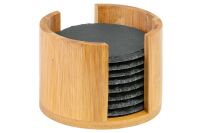 WESTMARK Untersetzer Schiefer Ø10cm 8er