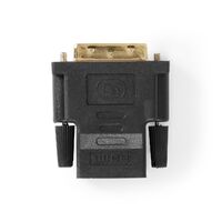 Nedis HDMI -Adapter| Buchse| DVI-D 24+1-Pin Stecker| Vergoldet| Gerade| ABS|