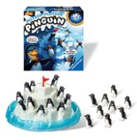 Ravensburger 21325 - Plitsch Platsch Pinguin - großer Spielspaß mit Geschicklichkeitsfaktor für Kind