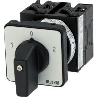 Eaton T0-3-8401/E - Toggle switch - 3P - Black - Metallic - Plastic - IP65 - 48 mm