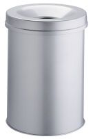 DURABLE Papierkorb Safe rund 30 Liter grau (330610)