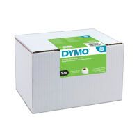 Dymo Shipping / Name Badge Labels - 54 x 101 mm - S0722420 - White - Self-adhesive printer label - Paper - Permanent - Rectangle - LabelWriter