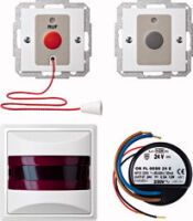 MERTEN MEG4849-1419 - Pushbutton switch - White - 24 V - Thermoplastic - IP20 - 230 V