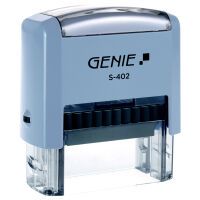 Genie S-402 - Self-Inking - Custom stamp - 47 x 18 mm - Blue - 75 mm - 33 mm