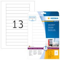 HERMA Video-Etiketten A4 weiß 147,3x20  mm Papier 325 St. (5069)