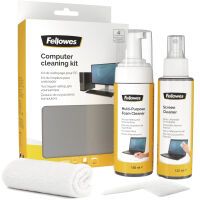 Fellowes Reinigung PC Set Spray+Schaum+Tuch+Tastaturwerkzeug (9977909)