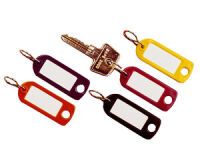 DURABLE Schlüsselanhänger Key Clip 6 Stück farbig sortiert (195700)
