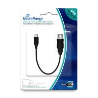 MediaRange USB 2.0 On-The-Go Adapterkabel 20cm schwarz (MRCS168)