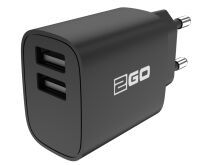 2GO Ladegerät 10W 2-Port 2x USB-A   schwarz (794250)