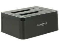 Delock 62661 - HDD - Serial ATA - 2.5,3.5" - 5 Gbit/s - Black - Power - Status